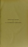 view Modifications urinaires après la rachinovocaïnisation : thèse présentée et publiquement soutenue à la Faculté de médecine de Montpellier le 29 novembre 1912 / par Léon Tavernier.