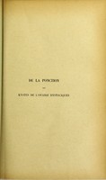 view De la ponction des kystes de l'ovaire dystociques : thèse présentée et publiquement soutenue devant la Faculté de médecine de Montpellier le 24 juin 1913 / par Félix Delanoë.