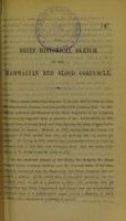 view Brief historical sketch of the mammalian red blood corpuscle.