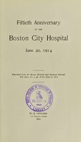 view Fiftieth anniversary of the Boston City Hospital, June 20, 1914.