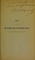 view Balistique intérieure : étude sur les effets des poudres vives et des poudres lentes dans les bouches à feu rayées / par F.-C.-E. Wynants.