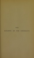 view Oration on the building of the University / by Ernest H. Starling.