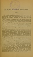 view Sir Charles Bell and Sir James Simpson : a biographical study / by Sampson Gamgee.