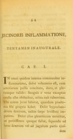 view De jecinoris inflammatione : tentamen inaugurale ... / eruditorum examini subjicit Robertus Willan.