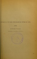 view Intorno a un caso singolare di ovum in ovo : nota / di Giacomo Cattaneo.