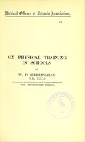 view On physical training in schools / by W.P. Herringham.