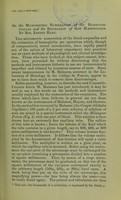 view On the micrometric numeration of the blood-corpuscles and the estimation of their haemoglobin / by Mrs. Ernest Hart.