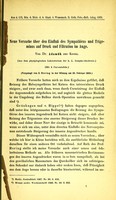 view Neue Versuche über den Einfluss des Sympathicus und Trigeminus auf Druck und Filtration im Auge / von Dr. Adamük ; (vorgelegt von E. Hering in der Sitzung am 25. Februar 1869).