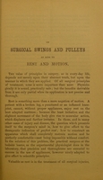 view On surgical swings and pulleys as aids to rest and motion / by Sampson Gamgee.