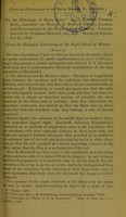 view On the histology of Hydra fusca / by T. Jeffery Parker ; communicated by Professor Huxley.