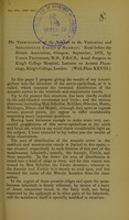 view The termination of the nerves in the vestibule and semicircular canals of mammals : read before the British Association, Glasgow, September, 1876 / by Urban Pritchard.