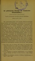 view Zur pathologischen Histologie der traumatischen Hodenentzündung : (experimentelle Untersuchung) / von Alexander Jacobson.