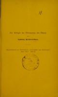 view Zur Biologie der Fibromyome des Uterus / von Ludwig Kleinwächter.