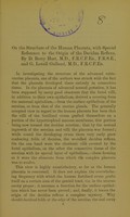 view On the structure of the human placenta, with special reference to the origin of the decidua reflexa / by D. Berry Hart and G. Lovell Gulland.