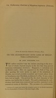 view On the rudimentary hind limb of Megaptera longimana ; On finger muscles in Megaptera longimana and in other whales / by John Struthers.