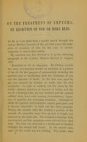 view On the treatment of empyema, by resection of one or more ribs / by William Thomas.