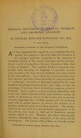 view Surgical treatment of cervical, thoracic and abdominal aneurism / by Charles Beylard Nancrede.