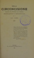 view Della circoncisione sotto il punto di vista profilattico e terapeutico / per il Dott. Tomès.