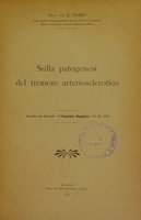 view Sulla patogenesi del tremore arteriosclerotico / G.S. Torri.