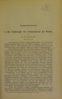 view Zur Pathologie der Urnierenreste des Weibes / von R. Kossmann.