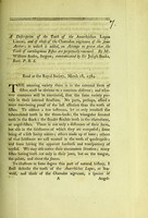 view A description of the teeth of the Anarrhichas lupus Linnaei, and of those of the Chaetodon nigricans of the same author : to which is added, an attempt to prove that the teeth of cartilaginous fishes are perpetually renewed / by William Andre ; communicated by Sir Joseph Banks.