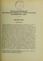 view Nouvelles recherches sur quelques insectes du terrain houiller de Commentry (Allier) : (deuxième partie) / par Fernand Meunier.