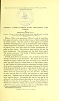 view Fibroid tumors complicating pregnancy and labor / by Frank W. Lynch.