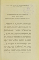 view La sieroreazione di Wassermann nelle applicazioni alla clinica e all'anatomia patologica / Alfredo Macchi.