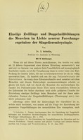 view Eineeiige Zwillinge und Doppelmissbildungen des Menschen im Lichte neuerer Forschungsergebnisse der Säugetierembryologie / von ... I. Sobotta.