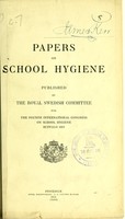 view Papers on school hygiene : [...] the fourth International Congress on school hygiene, Buffalo 1913 / published by the Royal Swedish Committee.