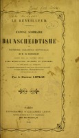 view Le réveilleur : exposé sommaire du baunscheidtisme ou méthode curative nouvelle de M. Ch. Baunscheidt, basée sur la nature seule sans médication interne ni externe ... / par le Docteur Lipkau.