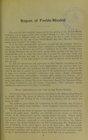 view Feeble-minded in Ontario : eighth report for the year 1913.