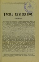 view Facial restoration.