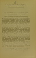 view The hydrolysiis of gliadin from rye / by Thomas B. Osborne and S.H. Clapp.