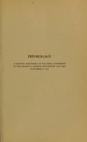 view Physiology / by Frederic Schiller Lee, Professor of Physiology, Colombia University.