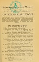 view Haslemere Educational Museum Examination Papers.