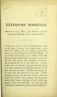 view Extempore hospitals / [William Augustus Guy].