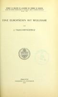 view Eine Europäerin mit Wollhaar / von J. Talko-Hryncewicz.