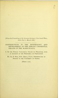 view Contributions to the morphology and development of the female urogenital organs in the marsupialia / by Jas. P. Hill.