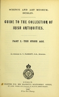 view Guide to the collection of Irish antiquities / G.T. Plunkett.