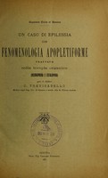 view Un caso di epilessia con fenomenologia apopletiforme trattato colla terapia organica (neuroprina e cefalopina) / C. Trevisanello.