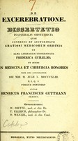 view De excerebratione : dissertatio inauguralis obstetrica / auctor Henricus Franciscus Guttmann.