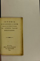 view Istoria di un'aneurisma al poplite operata con metodo d'Hunter / di Andrea Vaccà Berlinghieri.