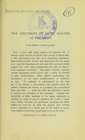 view The treatment of acute failure of the heart / [J.D. Rolleston].