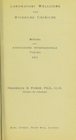 view Laboratori Wellcome per Ricerche Chimiche Londra mostra all'esposizione internazionale Torino 1911 / [Frederick B. Power].
