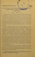 view A one-year anatomical course : its arrangement, merits and disadvantages / by R. J. Terry.