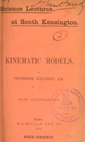 view Kinematic models / by Professor Kennedy.