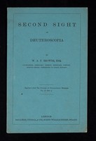 view Browne, W. A. F. - Second Sight or Deuteroscopia