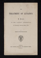 view Browne, W. A. F. (Medico-Psychologicus) - The Treatment of Lunatics