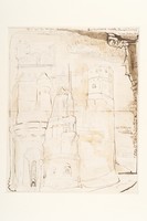 view Unknown - Caerlaverock Castle and Sketch and Text